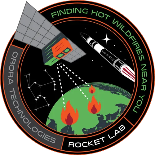 Finding Hot Wildfires Near You mission patch
